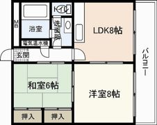 シャトー・ナカムラの間取り画像