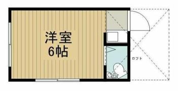 山岸マンションAの間取り画像