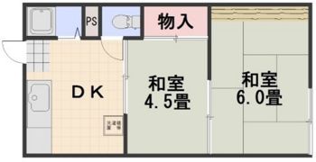 アパートベジータの間取り画像