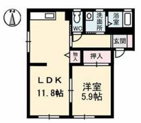 カーサフェリス Ⅰ棟の間取り画像