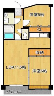 ラビータ北方の間取り画像