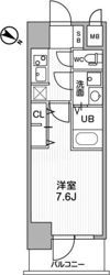 LaDouceur西天満の間取り画像
