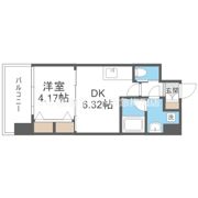 プレジオ江坂Ⅱの間取り画像