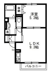 ヴィレッジハルミⅡの間取り画像
