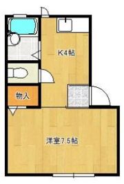 プレジールミスミの間取り画像