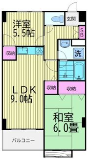 グレイスコート多摩川の間取り画像