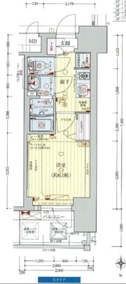 プレサンス新大阪ストリームの間取り画像