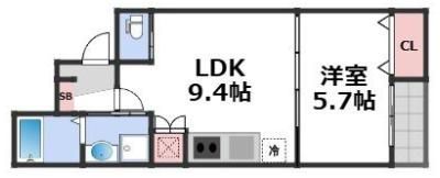 トップヒル森河内の間取り画像