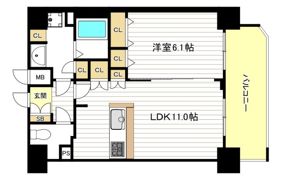 プレサンス梅田北デイズの間取り画像