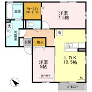 グランドール A棟の間取り画像