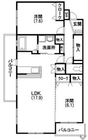 フェリーチェ西都の間取り画像