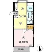 セジュール山西 B棟の間取り画像