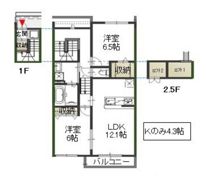 サンリーフ Aの間取り画像