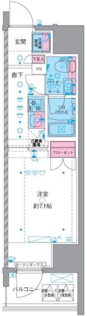 ジェノヴィア横浜石川町の間取り画像