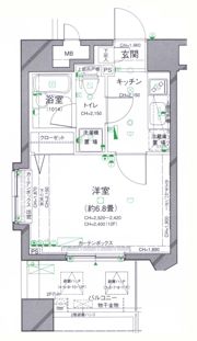 パレステュディオ渋谷WESTの間取り画像