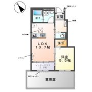 戸田市美女木アパート新築工事の間取り画像