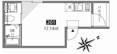 西新宿アパートメントの間取り画像