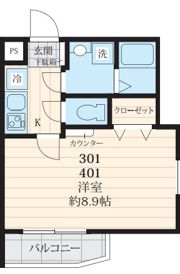 フォセット志村坂上の間取り画像
