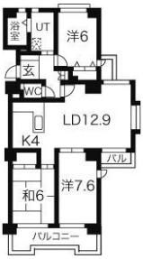 レインボー石薬師の間取り画像