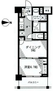 日神デュオステージ本牧の間取り画像