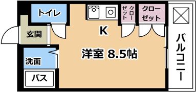 グランドハイツ柴原 C棟の間取り画像