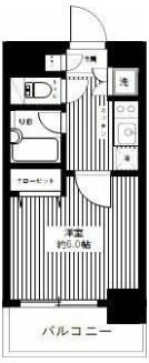 スパシエルクス府中の間取り画像