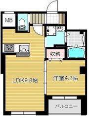 ヴィラモンシャン塚本の間取り画像
