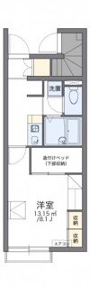 レオパレスコーラル可部東の間取り画像