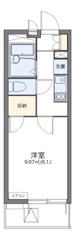 レオパレスシャローム津田沼の間取り画像