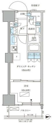 パークアクシス品川天王洲アイルの間取り画像