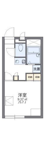 レオパレスミルキーウェイの間取り画像