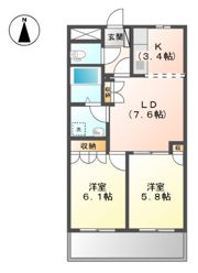 サンヒルズの間取り画像