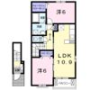 Green Village Ⅱの間取り画像