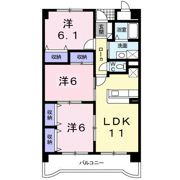 ヴィラ・クラッセ 広の間取り画像
