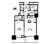 ザ・パークタワー東京サウスの間取り画像