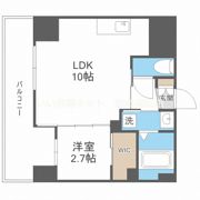 アドバンス江坂ラシュレの間取り画像