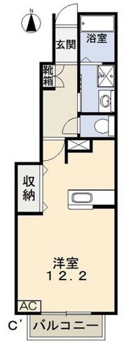 キャトルセゾンの間取り画像