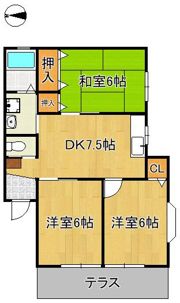 オークヴィレッジの間取り画像
