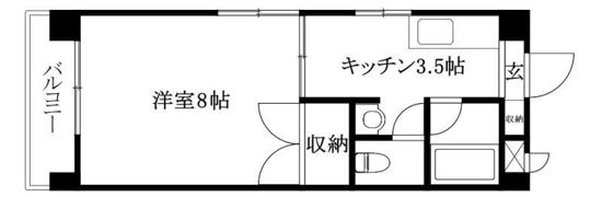 あかつきマンションの間取り画像