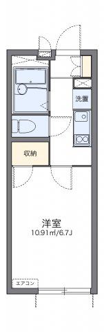 レオパレスサンフラワーの間取り画像