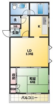 メゾングランデ桐山の間取り画像