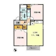 アルス明石台Hの間取り画像