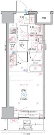 クレヴィスタお花茶屋の間取り画像