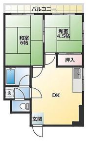 第2フラワーパレスの間取り画像