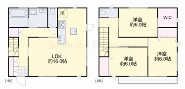 米倉安井様邸の間取り画像
