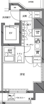 セジョリ西麻布の間取り画像