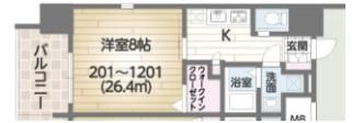 フォレストグレイス城東京橋Iの間取り画像