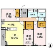 CLASSEUM仙台小田原 A棟の間取り画像