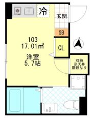 FERIO三河島の間取り画像