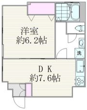 メタセコイヤマンションの間取り画像